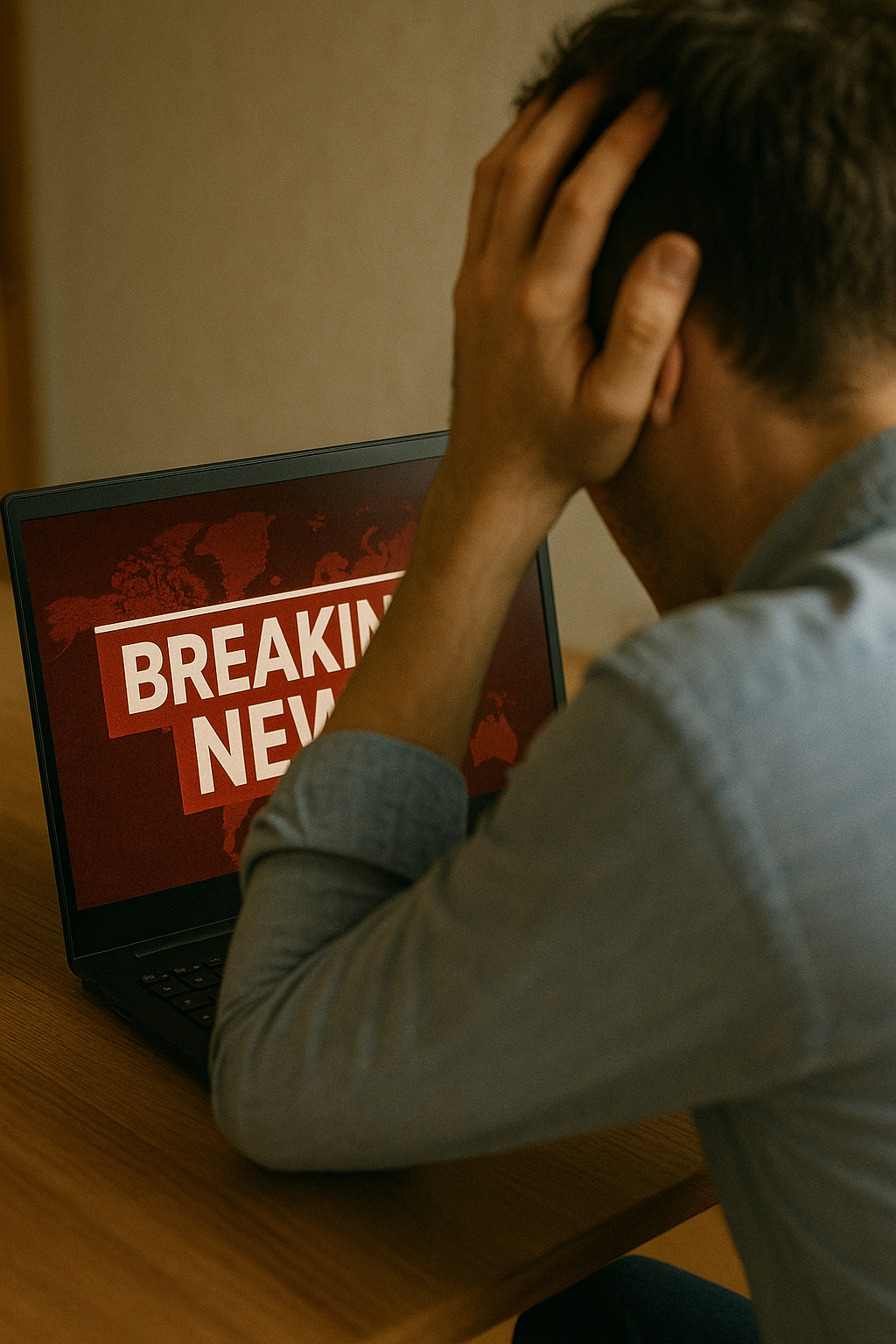 Person meditating peacefully